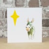 Christmas Card Donkey