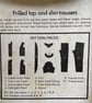 Frilled Top Shorts and Knickerbockers The Look Sewing Patterns Size 8 to 16 - Image 4