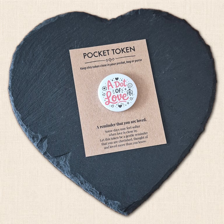 A Dot of Love Pocket Token - Little Reminder You Are Loved