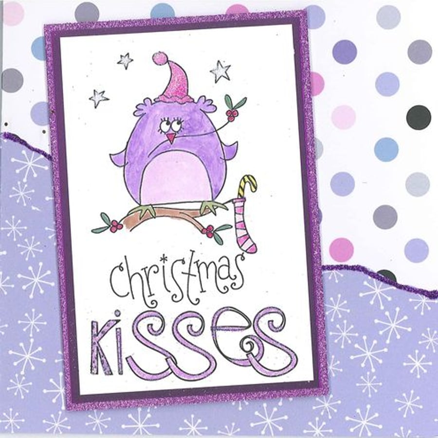 Snow Owl on Mountain Slope (X512)