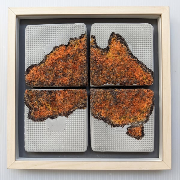 No Man is an Island - Bushfires I FRAMED