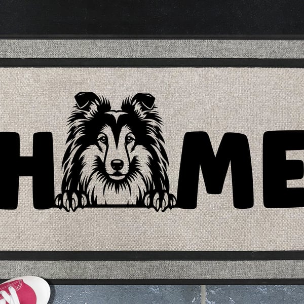 Collie Home Door Mat - All Weather Doormat - 45x70cm 