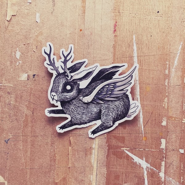 Wolpertinger Vinyl Sticker 