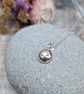 Sterling Silver Pebble Necklace with Silver Star - JBJ2022 - Image 6