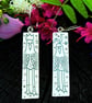 Handmade bird earrings, sterling silver long legged birds, artist designed - Image 1