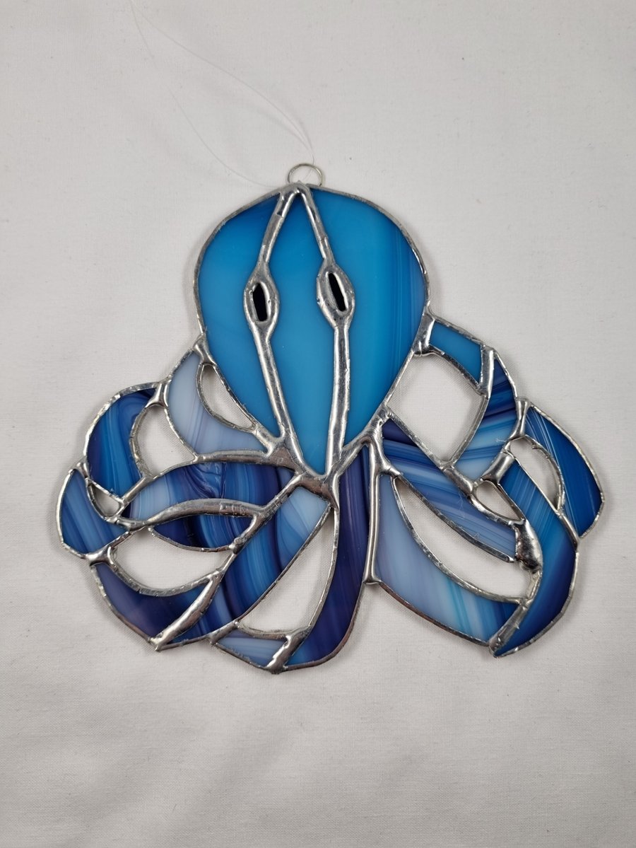522 - Octopus - handmade hanging decoration