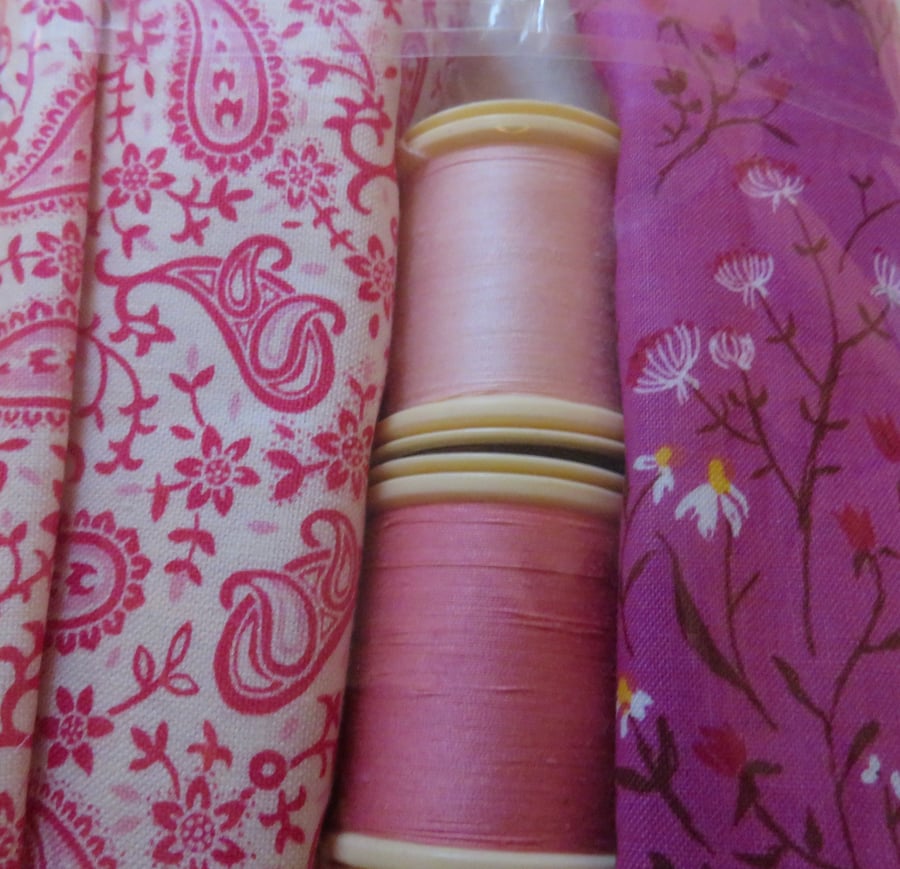 Fabric Fat quarter cotton 2 and 2 threads Ref FY411
