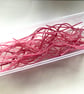150g Pink Streaky Bullseye 90coe glass Vitrigraph stringers - Image 3