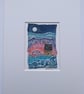 Hope Cottage - Original miniature collage. A5 Mounted - Image 6