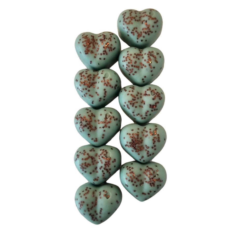 Christmas Fragrance Soy Wax Melt Hearts 10 Pack Christmas Tree Scent Gift