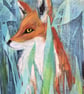 Original Painting of Fox framed painting  - Image 6