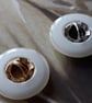 7 8" 22.4mm 36L Designer Buttons 1980's German collection - Image 5