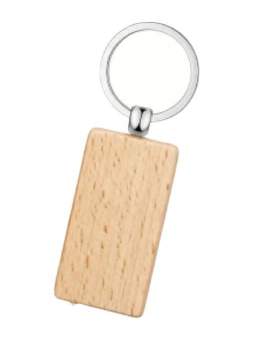 Wooden Keyring, Engraved & Personalised