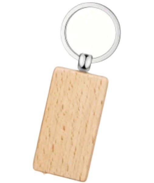 Wooden Keyring, Engraved & Personalised