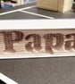 Papa, Sideways CUT & FOLD Book Folding Pattern - EMAILED PDF PATTERN - Image 1