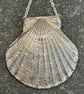 Hand Made Fine Silver Scallop Shell Pendant