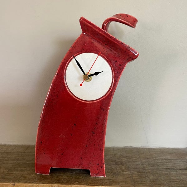 Table Clock, Red Clock, Shelf Clock, Mantle Clock