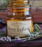 Noson Gyflaith (Toffee Evening) – Treacle Toffee Autumn Soy Candle in Amber Jar - Image 2