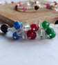 Treasure Meadow - Frosted Gem Tone Cluster Necklace - Image 1