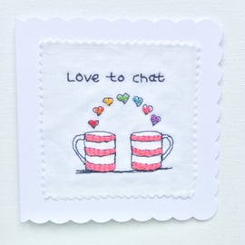 Card Love to chat.