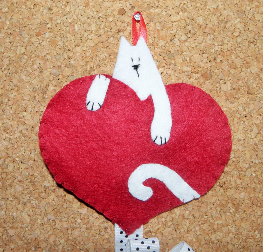 Kitty Cat Hairclip Holder