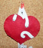 Kitty Cat Hairclip Holder - Image 1