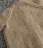 18" Patterned Fawn Round Neck Cardigan - Image 5