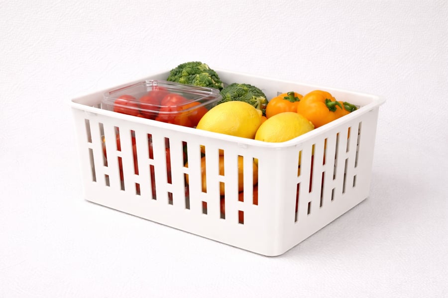 Fridge Basket With Ventilation - 160 - 110 - 80mm