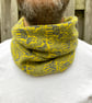 Merino lambswool donkey cowl (piccalilli and mid grey)
