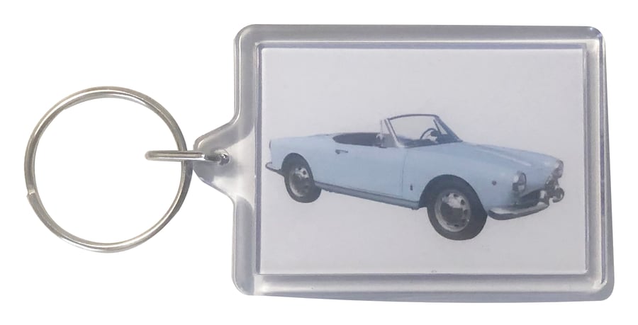 Alfa Romeo Giulietta Spider 1960 - Keyring with 50x35mm Insert
