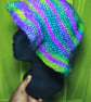 Lavendar Earth Cosmic Dust Glitter Bucket Hat - Image 2