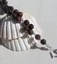 Red Tiger Eye Gemstone Beaded Chakra Bracelet "Red Spirit" - Image 6