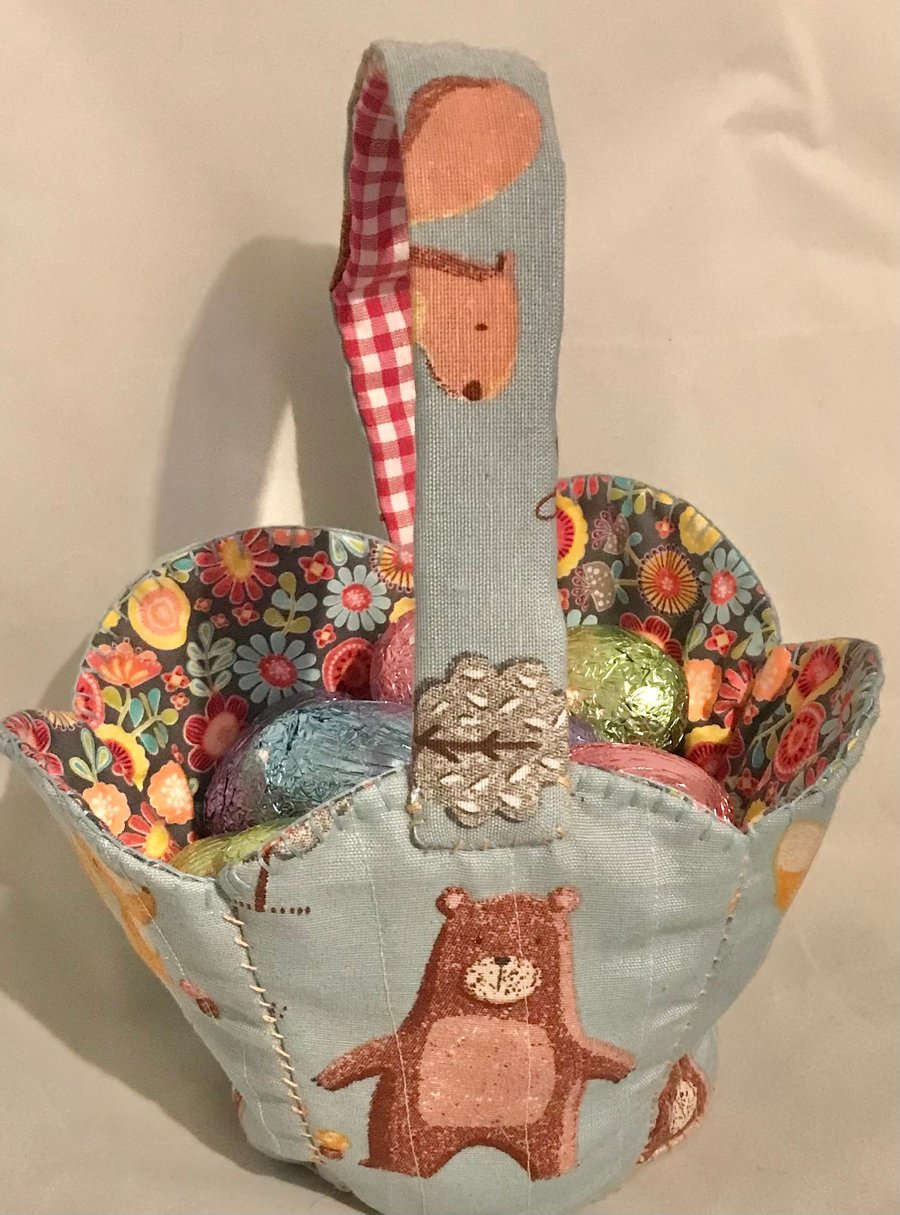 Woodland Creatures Gift or  Easter Basket