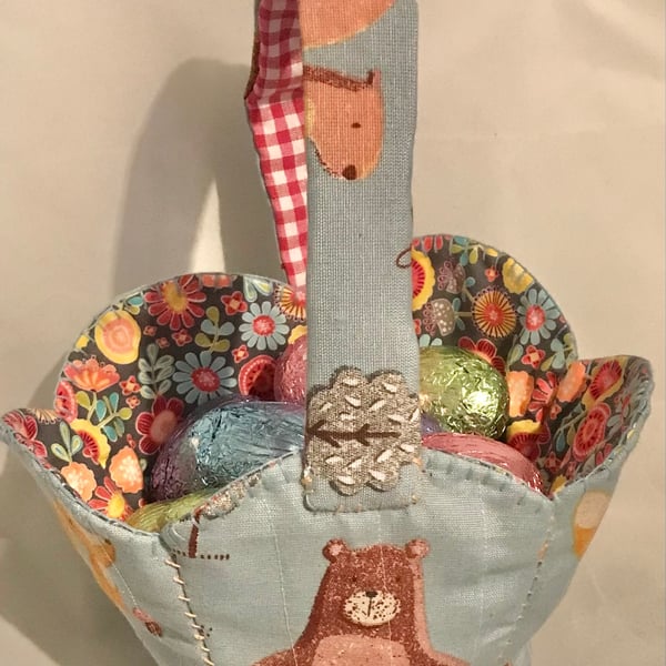 Woodland Creatures Gift or  Easter Basket