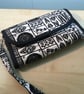 Black and Off-White Clutch Purse. Friend or Family Birthday Gift                 - Image 2