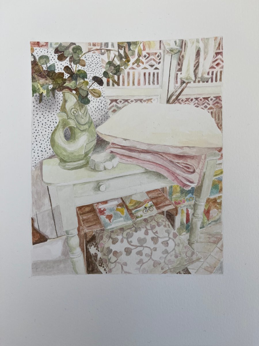 Painting of an interior 