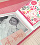 Baby girl photo album - handmade keepsake - Image 5