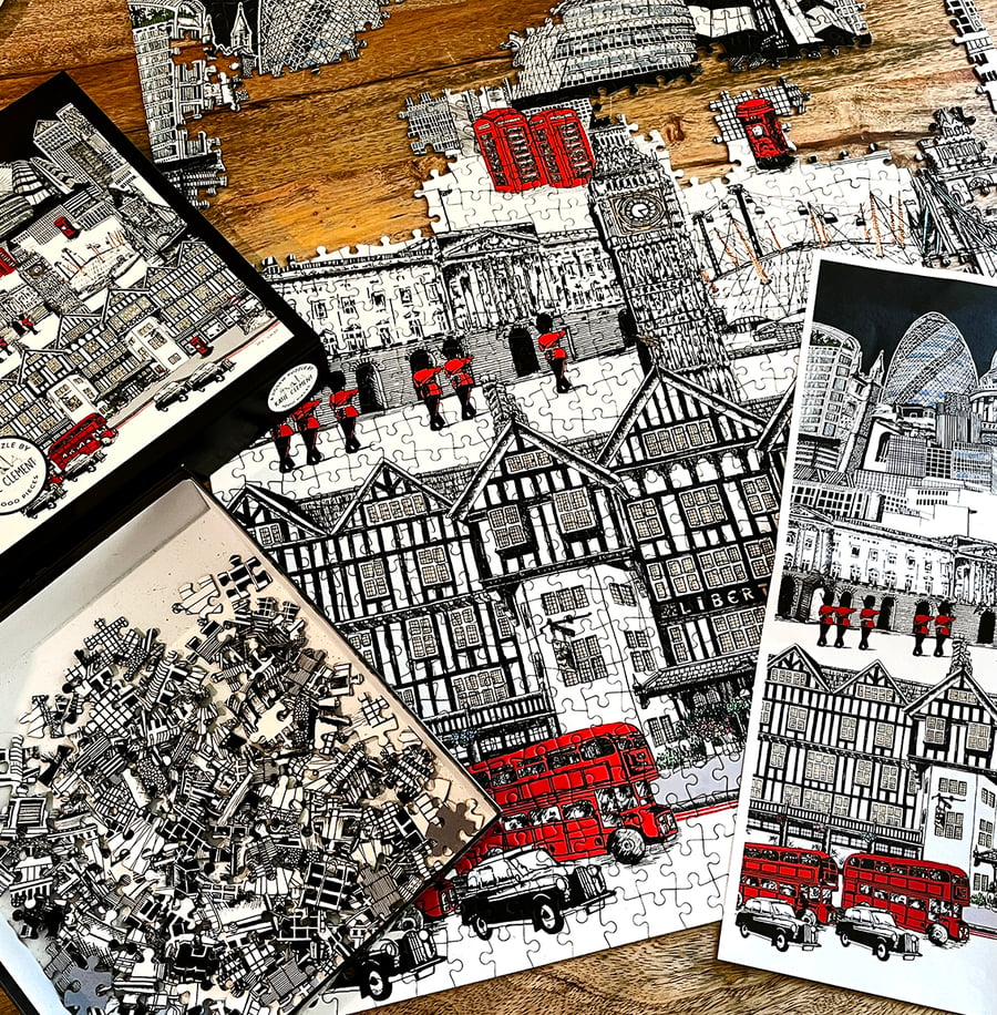 Red Cross Ukraine Appeal Fundraiser- Landmarks of London Jigsaw puzzle