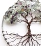 Fluorite Tree of life Sun Catcher, Wire wrapped tree ornament, window decoration - Image 5