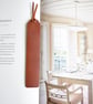 Leather Keyring Bookmark Set Handmade in Cornwall Veg-tanned Italian Leather - Image 3