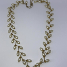 Diagonal Pearl Necklace