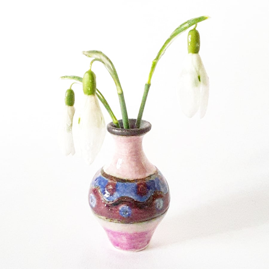 Miniature Ceramic Vase 