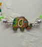 Elephant Connector Bracelet - Brown - Image 5