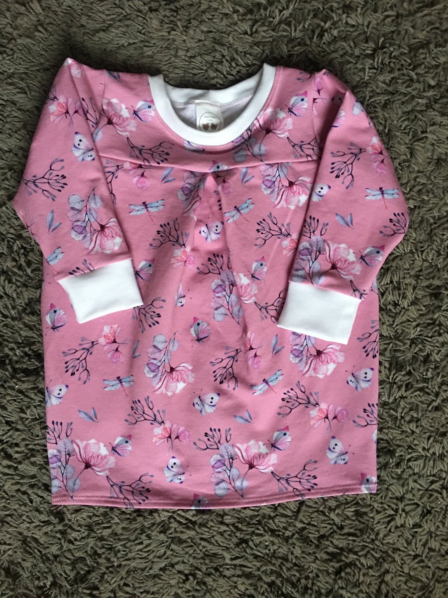 Tunic dress (age 2 years) butterfly
