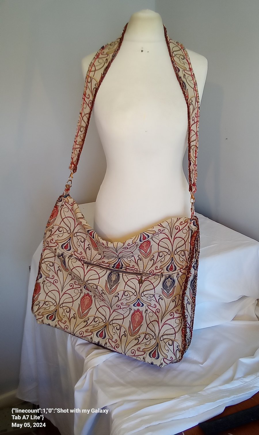 Hippy chick bohemian style satchel bag