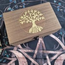 Tarot and Rune set in Tree of Life Box 