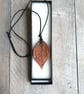 Ceramic leaf necklace - Image 4