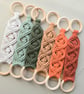 Macrame Tea Towel Holder, Boho Kitchen accessories  - Image 6