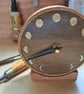Moon phase lunar clock - handmade, walnut and Scottish oak - Image 3