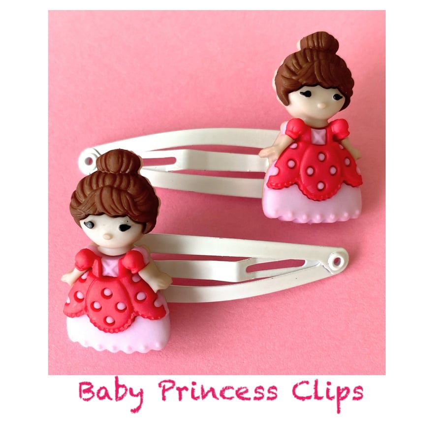 Baby Princess Clips princess hair clips princess clips princess hair accessories